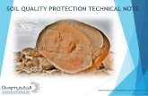 SOIL QUALITY PROTECTION TECHNICAL NOTE · international soil quality related standards, environmental permit requirements, methodologies for undertaking soil quality monitoring and