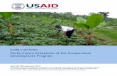 Performance Evaluation of the Cooperative Development Program · the United States Agency for International Development’s (USAID’s) Cooperative Development Program (CDP), focusing