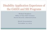Disability Application Experience of the OASDI and SSI ... · 8 million total recipei nts in October 2019. 5 million 1 million 1 million 1 million. Figure 2: Distribution of SSI Recipients.
