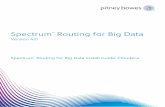 Spectrum Routing for Big Data - pitneybowes.com · Routing for Big Data is a collection of jar files that can be deployed to your Hadoop system. This product is verified on the following