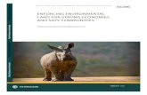 ENFORCING ENVIRONMENTAL LAWS FOR STRONG ECONOMIES …€¦ · ENFORCING ENVIRONMENTAL LAWS FOR STRONG ECONOMIES AND SAFE COMMUNITIES viii EXECUTIVE SUMMARY. corruption, and its partnerships