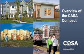 Overview of the CASA Compact · CASA is a panel of Bay Area leaders across various sectors convened by MTC and ABAG in 2017 to address the region’s housing affordability crisis