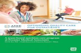 OPTIMIZING QUALITY CARE FOR OUTPATIENTS · Officer, Dr Ezz-Eldin Moukamal, added, “We identified that when the patient is leaving the facility, nutrition has not been addressed