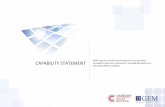 GEM Energy are a multi-award winning EPC in the Australian CAPABILITY STATEMENT · 2017-07-17 · CAPABILITY STATEMENT GEM Energy are a multi-award winning EPC in the ... Through