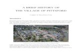A BRIEF HISTORY OF THE VILLAGE OF PITTSFORD...A BRIEF HISTORY OF THE VILLAGE OF PITTSFORD Compiled by Mayor Robert Corby Introduction Pittsford is a historic Erie Canal village, located