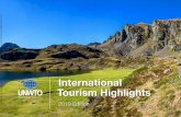 International Tourism Highlights · International tourism receipts by regions, 2018 (% change) International tourist arrivals by regions, 2018 Source: World Tourism Organization (UNWTO).
