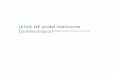 List of publications - Rigshospitalet...Title List of publications Author Morten Schiødt Subject 3rd International Symposium on Medication Related Osteonecrosis of the Jaws (MORNJ)