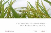 Catalyzing Smallholder Agricultural Finance...global demand for smallholder financing (approximately $450 billion). the figure is a directional estimate, not an exhaustive one. the