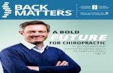 FOR CHIROPRACTIC€¦ · the Department of Sports Science and Clinical Biomechanics, leader of the Graduate Program for Physical Activity and Musculoskeletal Health, and co-founder