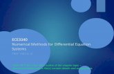 ECE3340 Numerical Methods for Differential Equation Systemscourses.egr.uh.edu/ECE/ECE3340/Class Notes/ECE_3340... · 2019-04-24 · Differential equations are involved in a big class
