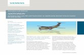 ANTONOV - Vitals PLM · ANTONOV An-178, a world-class aircraft, takes flight only three years after concept with the help of Siemens PLM Software solutions Choosing the right solution