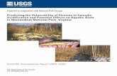 Predicting the Vulnerability of Streams to Episodic ...Predicting the Vulnerability of Streams to Episodic Acidification and Potential Effects on Aquatic Biota in Shenandoah National