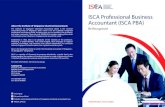 ISCA Professional Business Accountant (ISCA PBA) · Business Accountant (PBA) programme is designed to equip accountancy ... Senior Executives and aspiring Managers PROGRAMME FEE