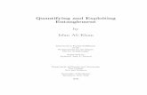 Quantifying and Exploiting Entanglement by Irfan Ali …jhgroup/alumni_theses/alikhan...Irfan Ali Khan Submitted in Partial Fulﬂllment of the Requirements for the Degree Doctor of