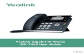 Yealink SIP-T42G User Guide€¦ · Yealink SIP-T42S IP phone firmware contains third-party software under the GNU General Public License (GPL). Yealink uses software under the specific