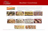 Butter Cookies Cookies - Lovin Oven · PDF file 2020-03-20 · Butter Cookies Cookies Our butter cookies are made with authentic European style butter, designed specifically to melt