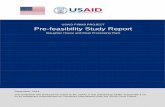 USAID FIRMS PROJECT Pre-feasibility Study ReportDate of Report: September, 2014 Document Title: Pre-feasibility Study Report - Slaughter House and Meat Processing Plant Author’s