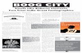 BOOG CITY · 2018-05-10 · These two books are from indie stalwart Fantagraphics Books. Boog City editor David A. Kirschenbaum asked its associate publisher Eric Reynolds to answer