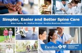 Simpler, Easier and Better Spine Care Pathways.pdf · Spine Health High cost and high frustration. Gateway to opioids, chronic diseases and better health! Back and neck pain are not