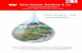 Sens Wasser Solutions & Co. · knowledge of proven and emerging technologies and regulatory constraints to customise innovative solutions to our client's needs. The Sens-Wasser organisation