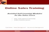 Online Sales Training brochure · Field Sales teams, full time or part time, are an expensive resource and often geographically dispersed, which limits the opportunities for either