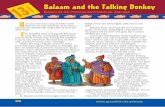 Balaam and the Talking Donkey - GraceLink | Home...make a cake without following the instructions. Let each family member add something that they think should go into the batter. Bake