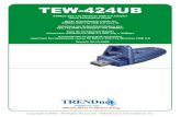 TEW-424UBstatic.highspeedbackbone.net/pdf/Trendnet_TEW-424UB_QuickInstall… · English TEW-424UB Quick Installation Guide USB Extension CableCD-Rom Note: Do not connect the Wireless