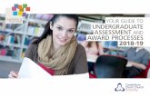 YOUR GUIDE TO UNDERGRADUATE ASSESSMENT AND AWARD … · FIGURE 2: TYPICAL YEARS OF STUDY FOR FULL-TIME DEGREE PROGRAMMES 1ST YEAR 2ND YEAR 3RD YEAR 4TH YEAR 5TH YEAR 3-year Undergraduate