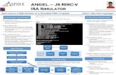 ANGEL – JS RISC-V ISA Simulatorskarandikar/pub/angel_poster.pdfANGEL – JS RISC-V ISA Simulator ExecuonLoop Future&Work& Title& BootProcess& Goals/System&Speciﬁcaons&! Showcase