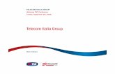 Telecom Italia Group · 2020-05-18 · This presentation contains statements that constitute forward looking statements within the meaning of the Private Securities ... +6.7 pp YoY
