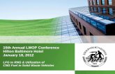 15th Annual LMOP Conference Hilton Baltimore …...Natural Gas and RNG Resources Natural Gas Fossil Fuel Resources –200+ Years of Domestic Reserves –World NG Reserves 3x that of