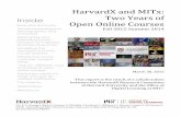 HarvardX and MITx: Inside Two Years of Open …dspace.mit.edu/bitstream/handle/1721.1/96825/SSRN-id...reports describing the first year of open online courses launched on edX, a non-profit
