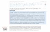 Bioresorbable Vascular Scaffolds Versus Metallic …...Bioresorbable Vascular Scaffolds Versus Metallic Stents in Patients With Coronary Artery Disease ABSORB China Trial Runlin Gao,