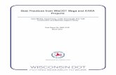 Best Practices from WisDOT Mega and ARRA Projects...Megaprojects, ARRA Projects, Project Management, Management Practices, Best Practices 18. Distribution Statement No restriction.