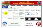 September 2014 Tri-Border Community Calendar...Resume 4 Rookies 11-13 30 Playgroup 1000-1130 Job 0930-1230 September 2014 Tri-Border Community Calendar • GK/ ...