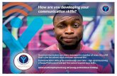 How are you developing your communication skills? · Young Professional How are you developing your communication skills? Good communicators can share messages in a number of ways,
