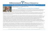 Newsletter of the Missouri Psychiatric Physicians ...€¦ · for which the entire psychiatric community of patients, ... Lee and colleagues randomly assigned 570 patients with OUD
