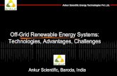 Off-Grid Renewable Energy Systems: Technologies ... · 1. Dual Fuel Mode (Fuel = Diesel + Biomass) Uses a Diesel engine genset (usually available, saving CAPEX). Thereby saving upto