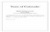 State of Colorado...Denver, CO 80202-5169 Donetta Davidson Secretary of State May 29, 2003 My Fellow Coloradoans, Colorado is pleased to report on its implementation of the Help America