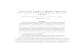 Numerically Stable Stochastic Simulation Approaches for ... · Numerically Stable Stochastic Simulation Approaches for Solving Dynamic Economic Models ∗ Kenneth Judd, Lilia Maliar