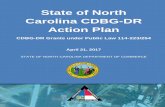 State of Nrth Carolina CDBG-DR Action Plan...To raise money for those in need through the North Carolina Disaster Relief Fund for Hurricane ... To reopen and rebuild critical infrastructure