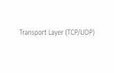 Transport Layer (TCP/UDP) - courses.cs.washington.edu · Transport layer protocols •Provide different kinds of data delivery across the network to applications CSE 461 University