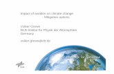 Impact of aviation on climate change - Mitigation …Impact of aviation on climate change - Mitigation options Volker Grewe DLR-Institut für Physik der Atmosphäre Germany volker.grewe@dlr.de