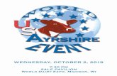 October 2, 2019 World Ayrshire Event... · 5 units - palmyra tri-star burdette-et (traditional semen) ... sr champion - 2009 eastern states national grand champion - 2009 eastern
