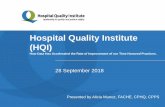 Hospital Quality Institute (HQI)sdapic.org/wp-content/uploads/2018/10/HQI_AMunoz.pdf · 2018-10-17 · HSAG-HQI PARTNERSHIP HIIN • An HQI partnership with HSAG, funded by CMS aimed