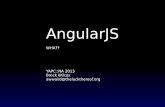 AngularJS - thelackthereof.org YAPC-NA AngularJS/yapc-… · "HTML enhanced for web apps!" "AngularJS lets you extend HTML vocabulary for your application."