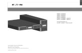 9SX 5000 9SX 6000 9PX 5000 9PX 6000 9SX EBM 180V 9PX EBM … · 2014-07-30 · 2. Presentation 2.1 Standard installations Tower installation D W H D H W Weights Dimensions (inch/mm)