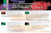 2002 2002 INTERNATIONAL SYMPOSIUM ON SUBSURFACE MICROBIOLOGY · subsurface microbiologists gain insight on the control-ling processes,allowing for improvement of remediation strategies