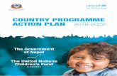 COUNTRY PROGRAMME ACTION PLAN 2018-2022...2.7 Nepal’s under-five mortality rate reduced by 67 per cent between 1996 and 2016. At the same time, the neonatal mortality rate (rate