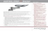 ADPRO PRO Series - Amazon S3 · 2018-06-25 · ADPRO PIR Series Data SheetInnovation. 360PROtect. TM - Near Surrounding Area Surveillance. This Xtralis technology provides special